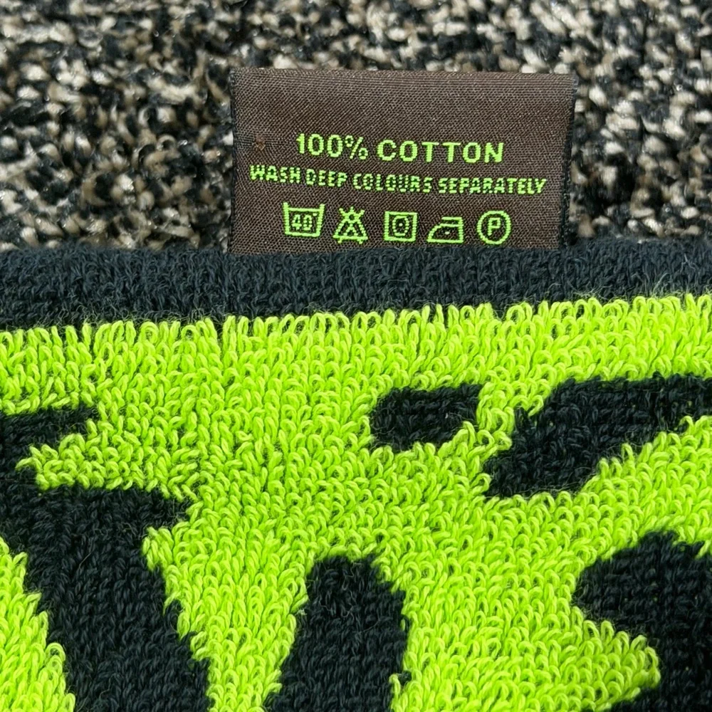 Louis Vuitton x Stephen Sprouse FW08 Graffiti Green / Black Gym Towel